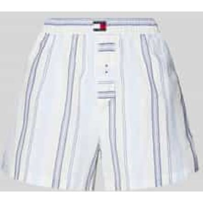 Loose fit pyjama short van puur katoen