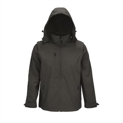 SOL'S Softshell Jacket 3in1 Falcon L03995 - Charcoal Grey (Solid) - 3XL