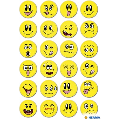 Etiket HERMA 3657 smiley met wiebeleffect