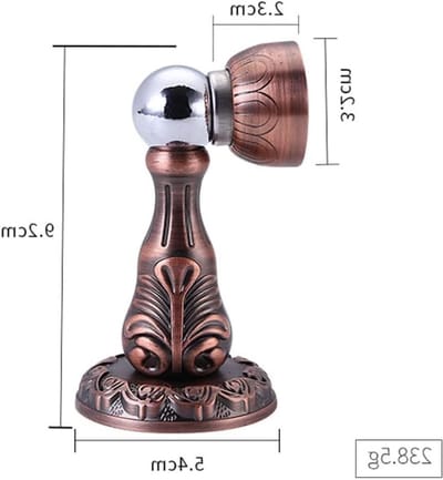 Magnetische Deurstopper - Deurvanger Houder - Deuren Open Houden - Sterke Magneet - 2 Stuks - Brons