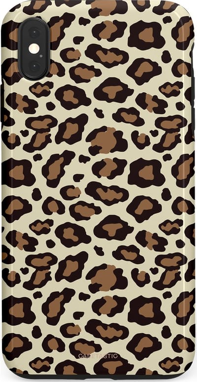 Casetastic Hoesje Geschikt voor Apple iPhone Xs Max - Stijlvolle Beschermende Duo-layer Case - Gevaarlijk geduld