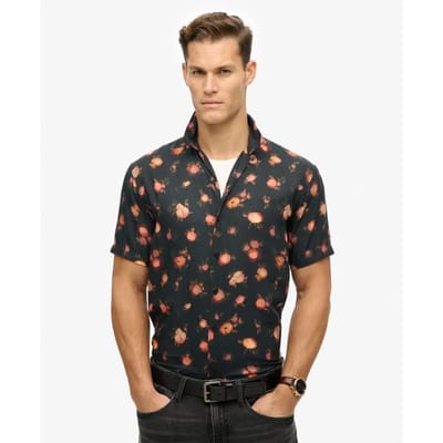 Superdry - Overhemd met korte mouwen en print - Heren - Shirts