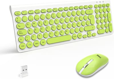 Stil Draadloos Toetsenbord en Muis Set met Numeriek Toetsenblok - Spaans QWERTY - USB 2.4 GHz voor PC en Laptop