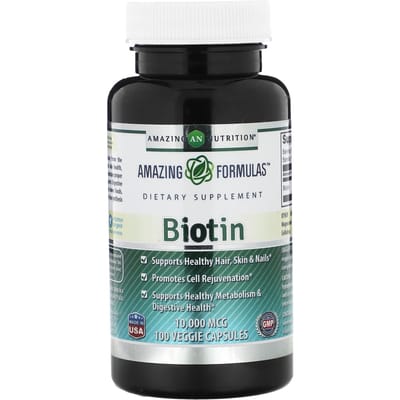 Amazing Nutrition, Biotine, 10.000 mcg, 100 vegetarische capsules
