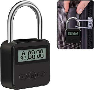 Slimme Digitale Kluis met LCD Scherm, Oplaadbaar via USB, Tijdslot tot 99 Uur voor het Voorkomen van Slechte Gewoonten en Veilig Bewaren van Voorwerpen