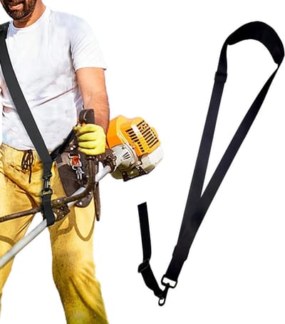 Schouderriem Trimmer - Draagband Tuin - Tuinonderhoud Gemak - Ergonomisch Nylon Systeem - Verstelbaar - Zwart
