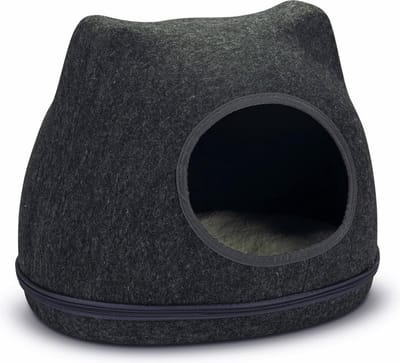 Beeztees Yupik - Katteniglo - Vilt - Grijs - 40x33x35 cm