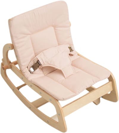 Kaëru® Houten Schommelstoel – Wipstoel – Verstelbare Rugleuning – Vastzetbare Schommelstand – Geschikt voor Baby’s én Kinderen – Comfortabel, Veilig & Duurzaam Ontwerp