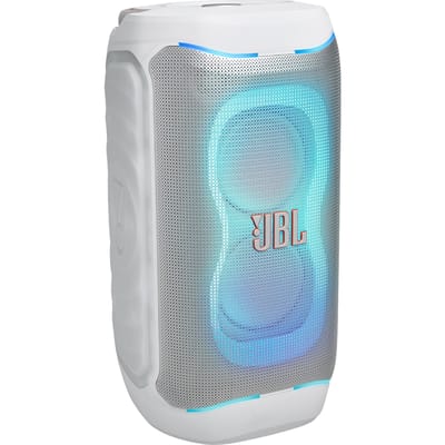 JBL PartyBox 130 - NIEUW - Draadloze Bluetooth Party Speaker - Opvouwbare Handgreep - Spatwaterdicht - LED verlichting - 15 uur - Wit