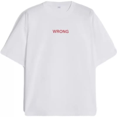 Bedrukt T-shirt Aspesi Wrong