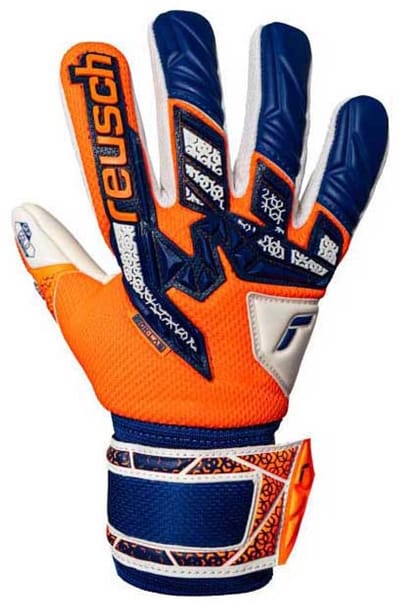 Reusch Attrakt Freegel Gold Nc Junior Keepershandschoenen Oranje 4.5 Kinderen