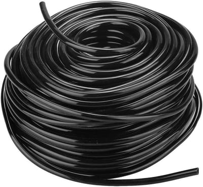 Zwarte PVC tuinslang voor druppelbewatering van 10 meter - Flexibel en duurzaam voor tuin, gazon en landbouw