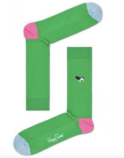 Happy Socks REYYC01-7300 Ribb Embroidery Yin Yang Cow 41-46