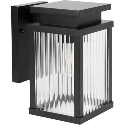 KS Verlichting buitenverlichting - Ripley Wandlamp - Medium - Modern - E27 - Zwart