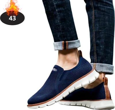 Livano Schoenen Heren - Sneakers - Comfortabel - Casual - Volwassen - Blauw - Maat 43