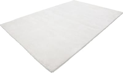 Lalee Softtouch- Berber Vloerkleed- Effen- hoogpolig- uni- shaggy- velvet loper 80x150 cm ivoor gebroken wit