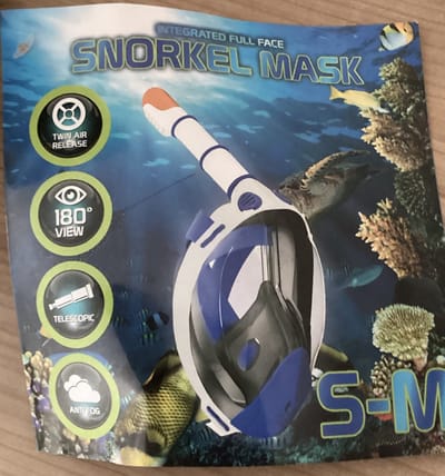 Snorkel mask maat S/M