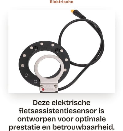 Dailygoods - Elektrische Fietsassistentiesensor met 12 Magneten en Dubbele Hallsensoren