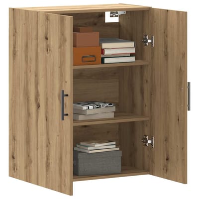 vidaXL - Wandkast - 69,5x34x90 - cm - artisanaal - eikenkleurig