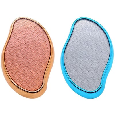 1 ST Exfoliërende Voet Harde Dode Huid Pedicure Verwijderaar Schrobber Peeling Artefact Peeling Nano Glas Voetplaat Vijl Pedicure Gereedschap blauw