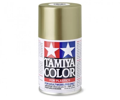 Tamiya Hobbyverf Acrylverf - TS-84 Gold - Metallic - Gloss - Acryl Spray - Verf spuitbus - 100 ml