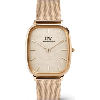 DANIEL WELLINGTON MARLON MELROSE LINEN DW00100817 ROSEGOUD - 32X36,3 MM - QUARTZ HORLOGE 1 STUK