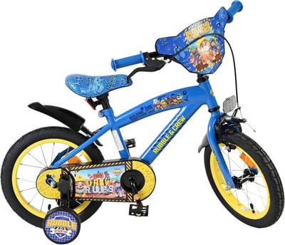 Kinderfiets - Jongensfiets - Buiten Fietsen - Terugtraprem en handrem - 14 inch - Blauw