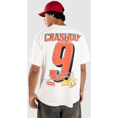 Ninth Hall Champions Boxy Crashout T-Shirt wit