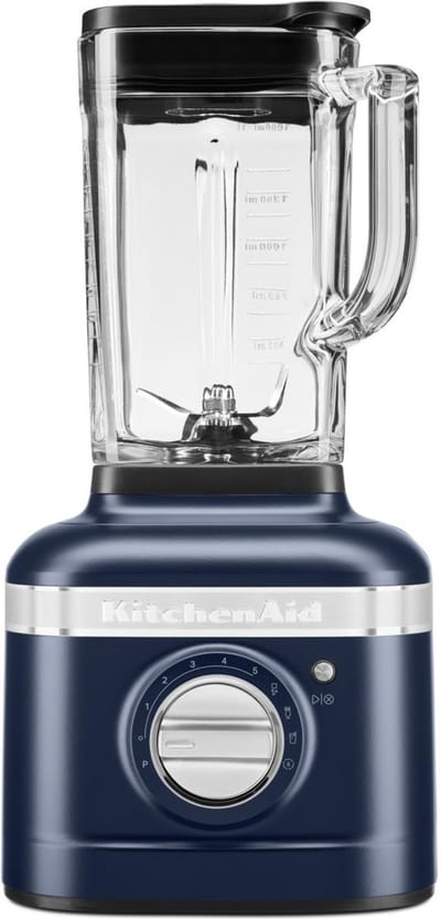KitchenAid Blender 5KSB4026EIB - Artisan - Glazen kan van 1,4 L - 1200W - Smoothie maker - Inkt blauw