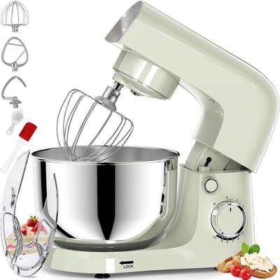 Keukenmachine - Bakmachine Mixer - Bakken Maken - Krachtige Motor - 45 Liter Kom - Groen