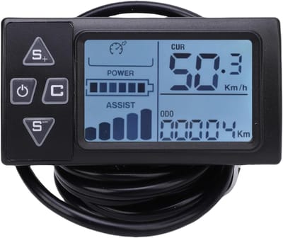 Fietscomputer - Fietssnelheidsmeter - LCD-display - Te gebruiken voor het aanpassen van fietsen en scooters