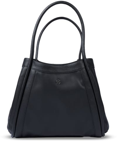 MiaMily Mommy Bag - Luiertas - Zwart - 100% Gerecycled Leer