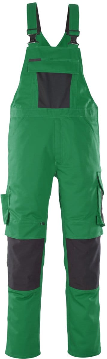 Mascot Unique Amerikaanse overall met kniezakken 12069-203 - Groen/Zwart - C46 - 76