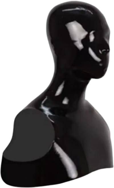 Latex masker met hemd - BDSM - Neus buisjes - Extreem - 100% Latex