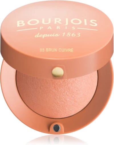 Little Round Pot Blush 03 Brun Cuivre 2.5 g – Blush, Long-Lasting, For Women, Rose Scent, Brun Cuivre, Baked Powder Formula, Suitable For Daily Makeup Routine
