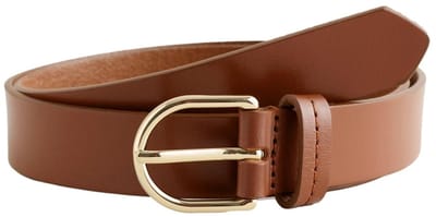 Next - Dames - Standaard leren riem - Bruin
