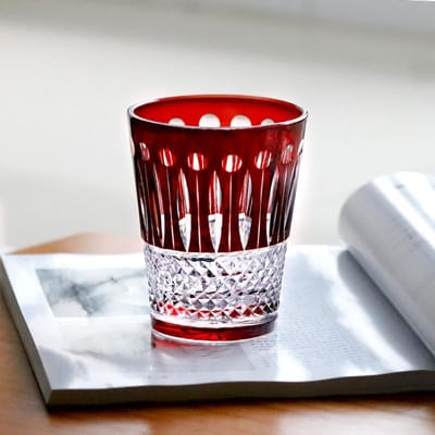 Verres à Vin Hock Colorés Lotus Coupe Main Artisanale Flûte à Champagne Rouge Verre Highball Cocktail Whiskey Edo Kiriko brown