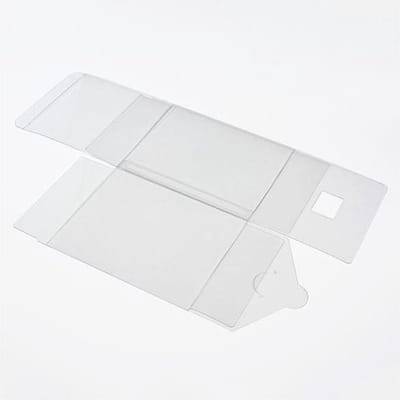 Plastic Doosjes 10,2x10,2x12,7cm Kristalhelder (50 stuks) | transparante doosjes | doorzichtige doosjes