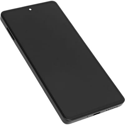 Remplacement d'écran pour téléphone Redmi Note 13 Pro 4G Écran de 6,67 pouces Assemblage numériseur tactile avec cadre et empreinte digitale gray