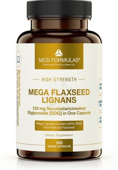 Mega Flaxseed Lignans - 124mg capsule - Lijnzaad Lignanen