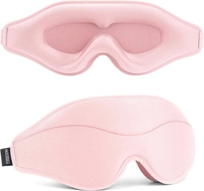 3D Slaapmasker - Oogmasker Lichtblokkerend - Diepe Slaap Bevorderen - Ergonomisch Oogdruk Vrij - Universele Pasvorm - Roze