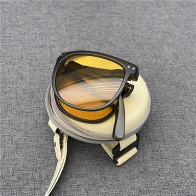 Nieuwste Dames Stijlvolle Opvouwbare Zonnebril Dames Designerbril UV400 Bescherming Oogbescherming Dame Klassieke Stijl Zonnebril Dames Oogbescherming As shown in the figu gray