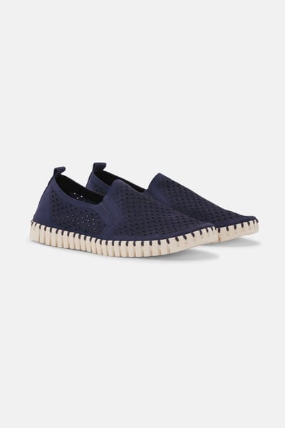 Instappers Heren TULIP140MEN beige zool - 660 Dark Indigo