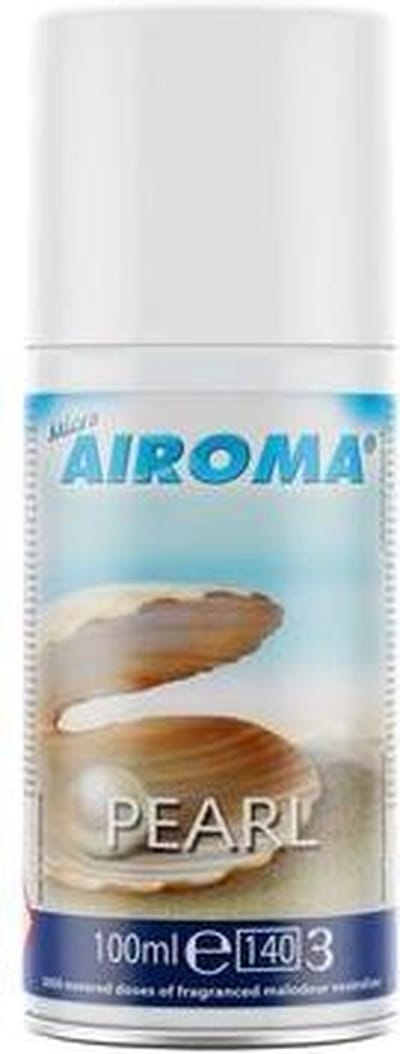 Micro Airoma Navulling 12x 100ml – Pearl Geur – Luchtverfrisser Aerosol – Geschikt voor MVP Dispenser
