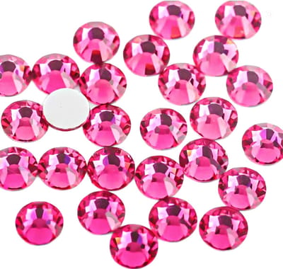 BamBella® - SS3 - Fel Roze - Plak strass Steentjes - 1440 stuks - strass stenen glitters nail art kleding versieren