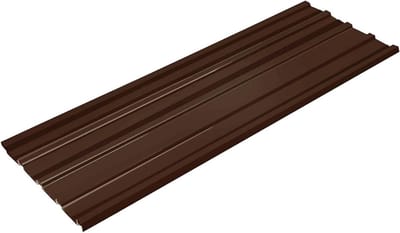Dakplaten - Golfplaten Dakbedekking - Schuur Overdekken - Verzinkt Staal - 129 x 45 cm - Bruin