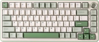 REN® Mechanical Keyboard - Mechanisch Toetsenbord - Mechanische Toetsenbord - draadloos/Bluetooth/bedraad - Matcha groen - 40cm x 17cm x 7cm