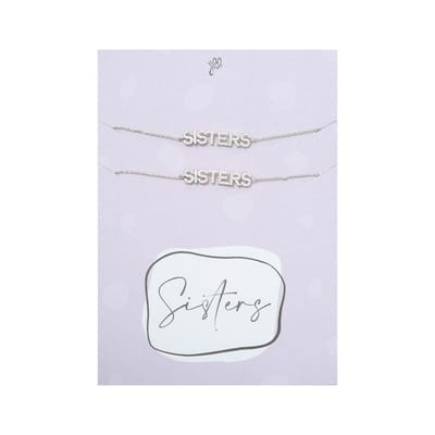 Sisters Armband - Zilver - Twee Armbanden - Zussen armband - Vriendschapsarmbandjes - Valentijn - Kadotip - Kadoset - Stainless Steel
