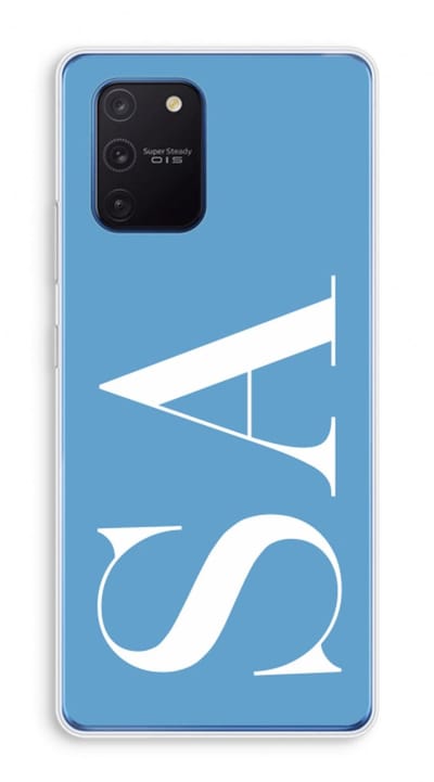 Gepersonaliseerd - Case Company® - Hoesje geschikt voor Samsung Galaxy Note 10 Lite hoesje - Monogram N°2 - Soft Cover Telefoonhoesje - Bescherming aan alle Kanten en Schermrand