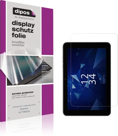 dipos – 2x Beschermfolie geschikt voor Kyocera KC-T305CN | Krasbestendige & heldere Screenprotector Ultra-Thin